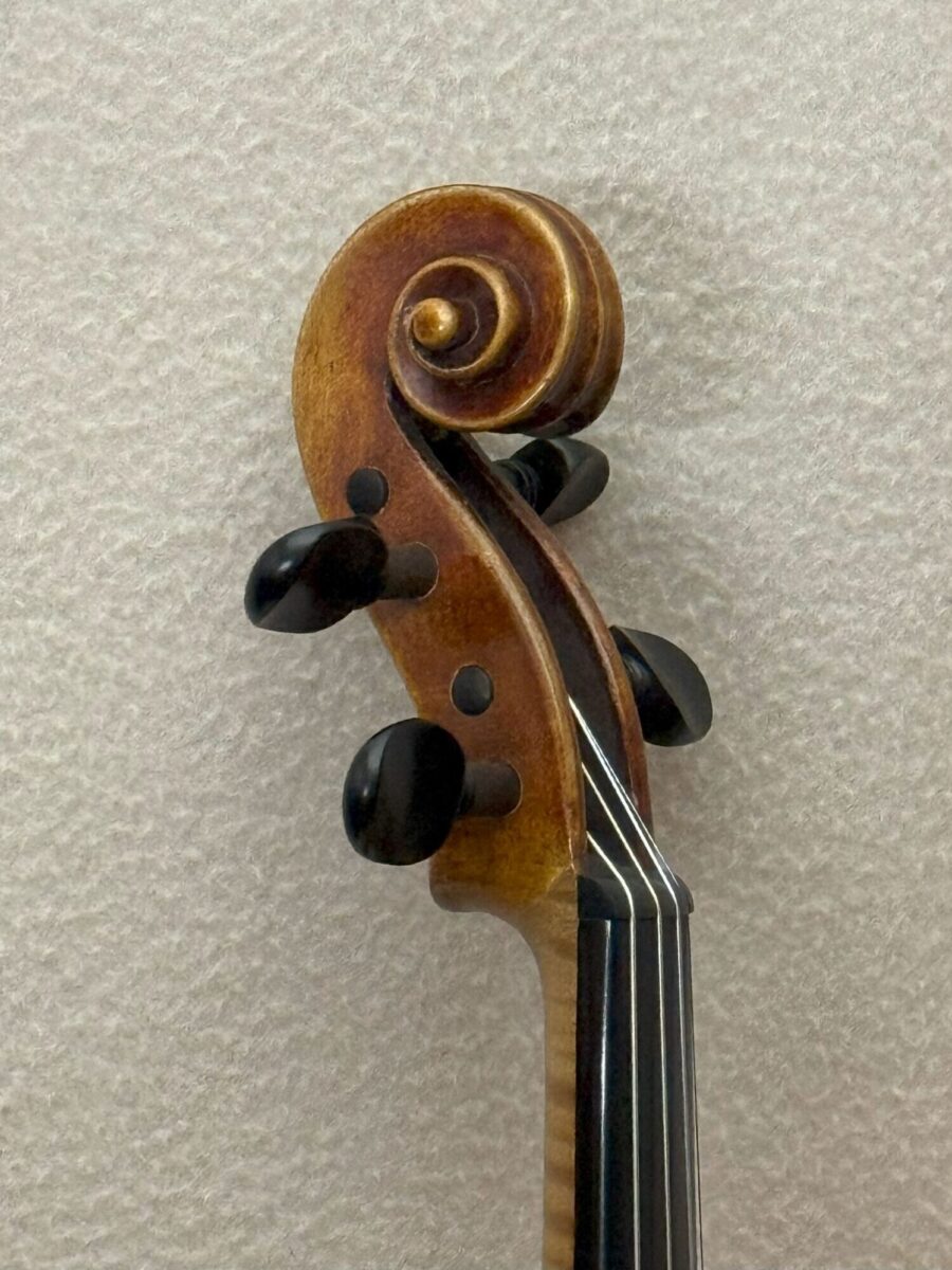 Violin C-0046 scroll